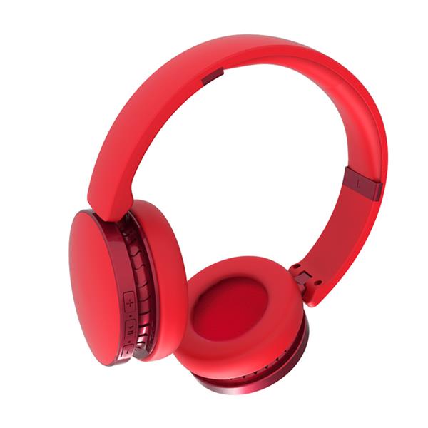 XO Słuchawki bluetooth B32 czerwone nauszne-1565384