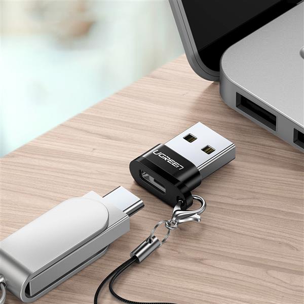 Adapter USB C (żeński) - USB (męski) Ugreen US280 - czarny-3110835