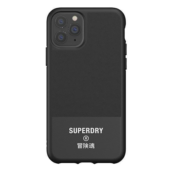 Etui SuperDry Moulded Canvas na iPhone 11 Pro Case - czarne 41548-2284978