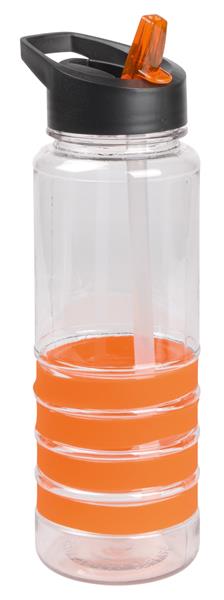 Sportowa butelka CONDY, pomarańczowy, transparentny, pojemność ok. 750 ml.-2303997