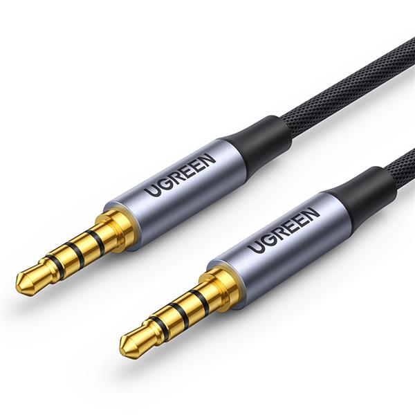 Ugreen kabel przewód AUX mini jack 3.5mm (męski) - mini jack 3,5mm (męski) 2m czarny (AV183)-2261995