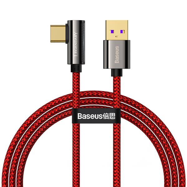 Baseus kabel Legend USB - USB-C 1,0m 66W czerwony-2110335