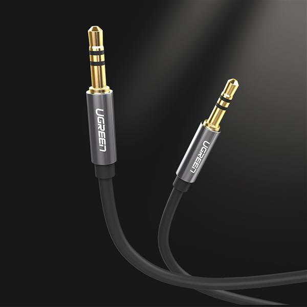 Ugreen kabel przewód audio AUX mini jack 3,5mm 1m czarny (AV119)-2964613