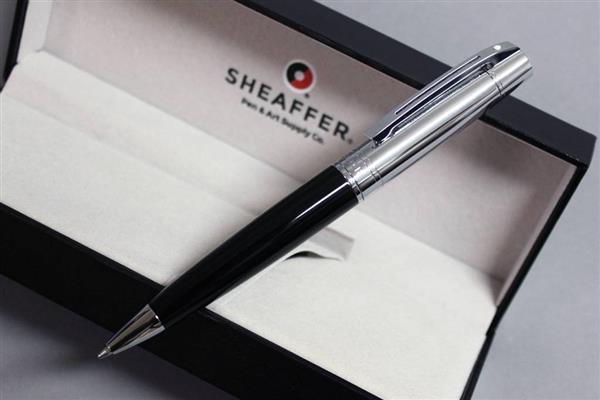 9314 Długopis Sheaffer kolekcja 300, czarny, wykończenia chromowane-3039540