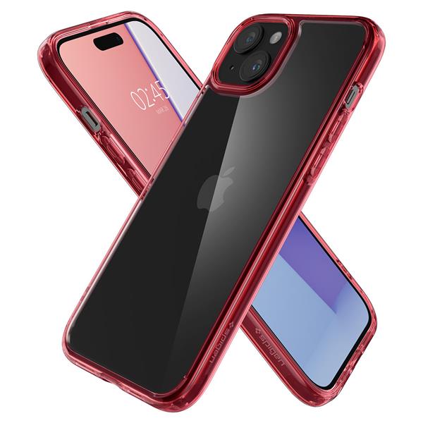 Spigen Ultra Hybrid, red crystal - iPhone 15 Plus-3139815