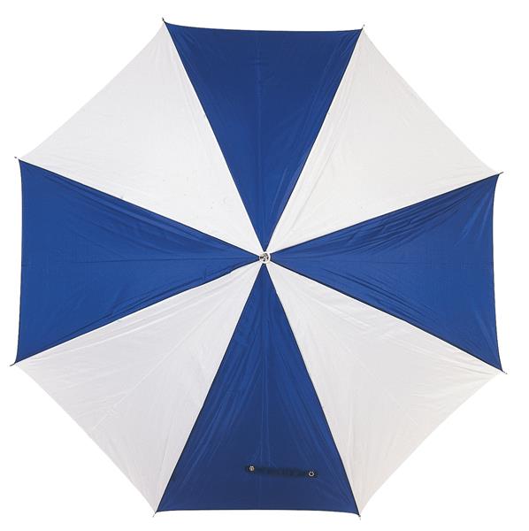 Parasol automatyczny, DISCO, niebieski/biały-597095
