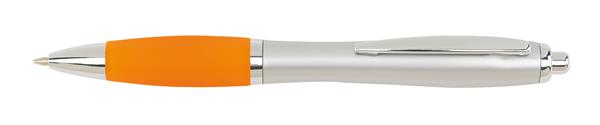 Długopis SWAY, pomarańczowy, srebrny-2306849