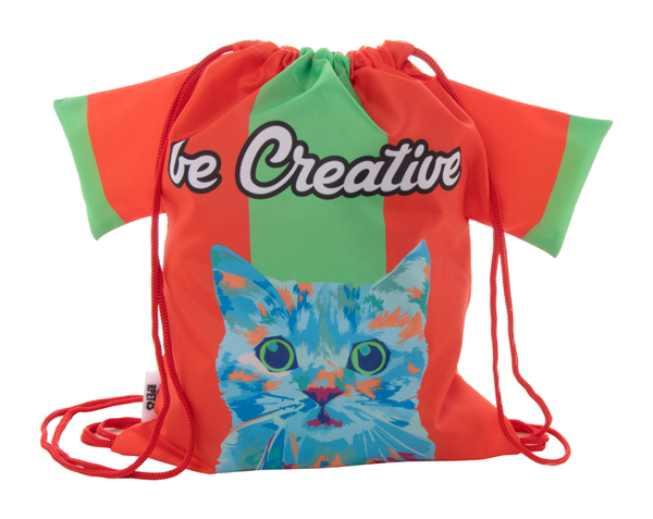 personalizowany worek ze sznurkami dla dzieci CreaDraw T Kids RPET-2649323