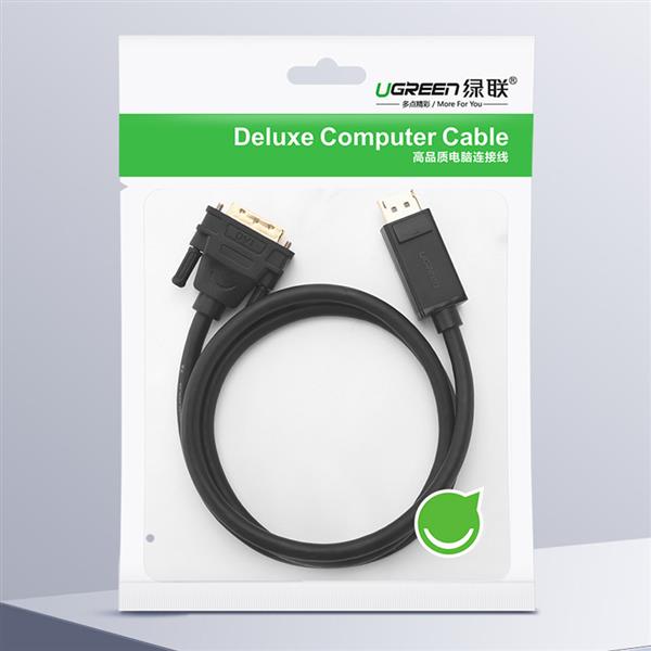 Ugreen kabel przewód DisplayPort - DVI 2m czarny (DP103)-2964729