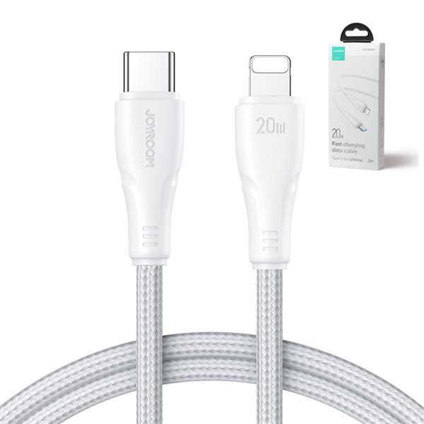 Joyroom kabel USB C - Lightning 20W Surpass Series do szybkiego ładowania i transferu danych 2 m biały (S-CL020A11)-2967609