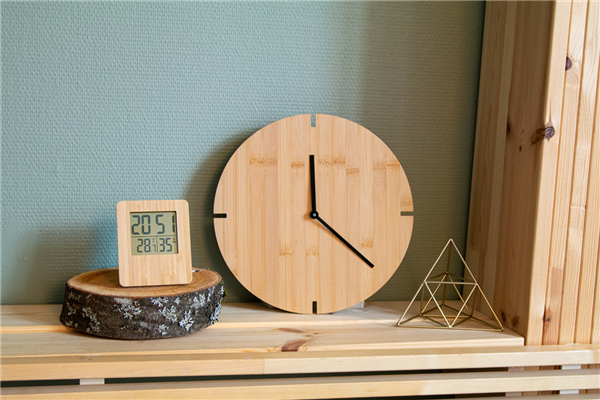 zegar ścienny z bambusa Tokei-3145934