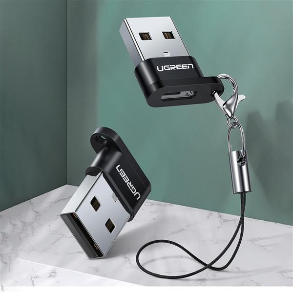 Adapter USB C (żeński) - USB (męski) Ugreen US280 - czarny-3110832