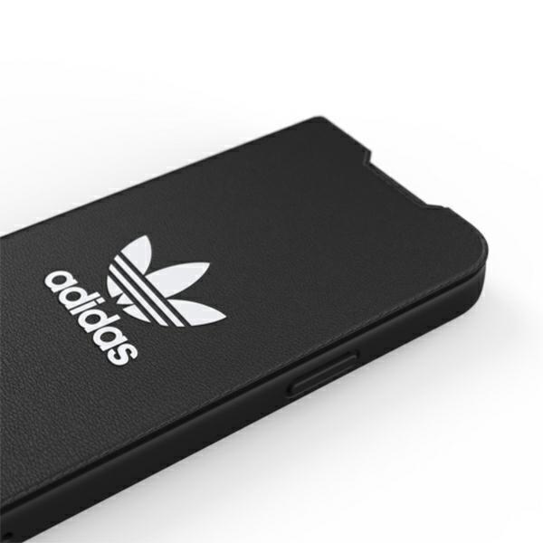 Etui Adidas OR Booklet Case BASIC na iPhone 13 czarno biały/black white 47086-2284206
