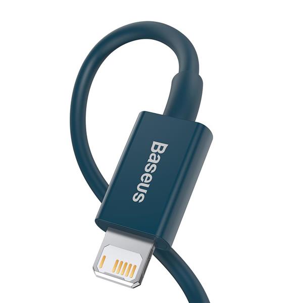 Baseus kabel Superior USB - Lightning 1,0 m 2,4A niebieski-3029696