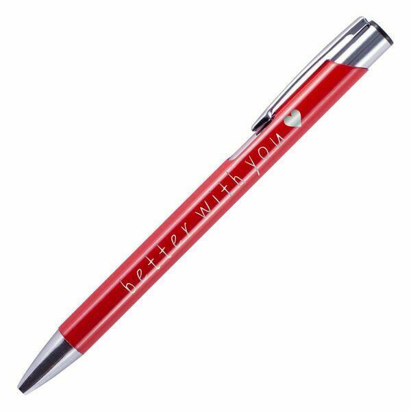 Długopis Blink z motywem walentynkowym, czerwony-1632166