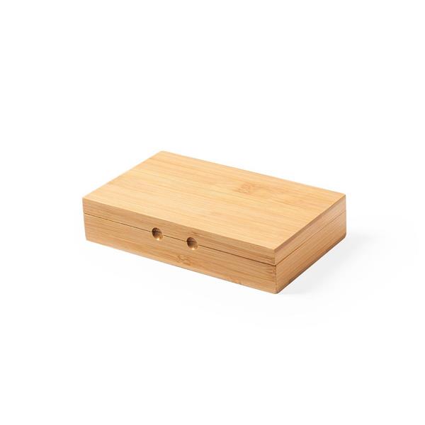 Gra domino w bambusowym pudełku-1967683