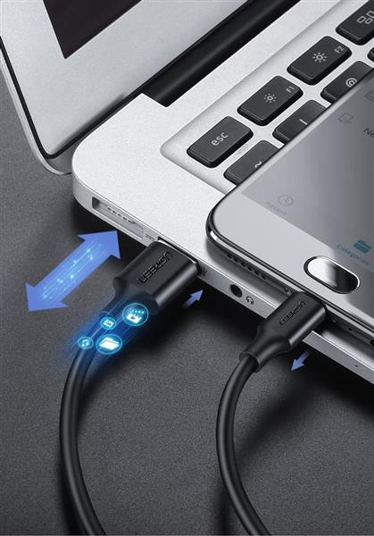 Ugreen kabel przewód USB - micro USB 2A 1m czarny (60136)-2150839