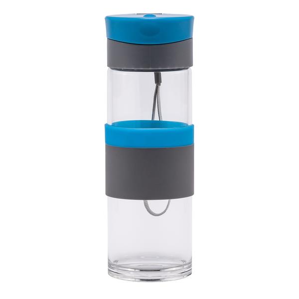 Szklana butelka Top Form 440 ml, niebieski-2013226