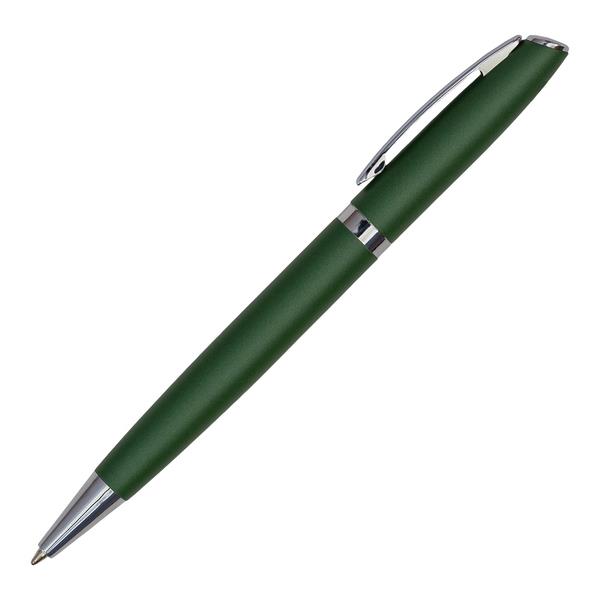 Długopis aluminiowy Trail, ciemnozielony-2650981