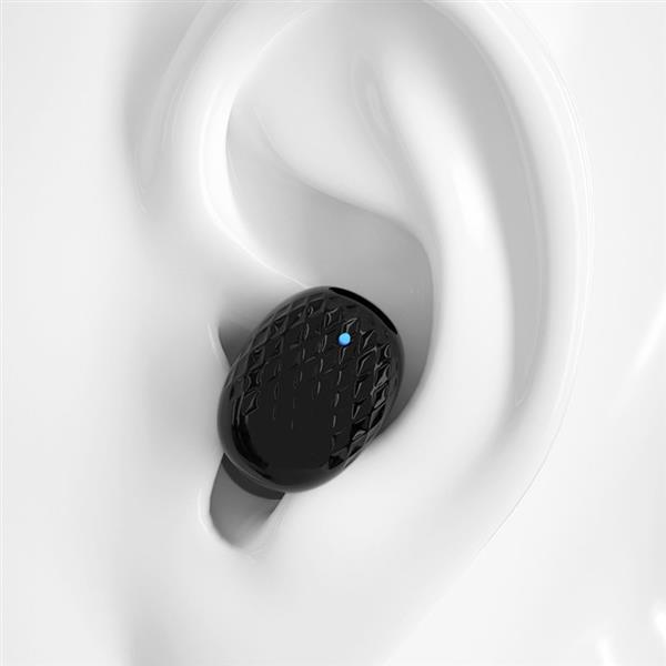 Dudao zestaw słuchawkowy mini bezprzewodowa słuchawka Bluetooth 5.0 do samochodu czarny (U9B black)-2149738