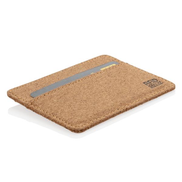 Korkowe etui na karty kredytowe, portfel, ochrona RFID-1955288