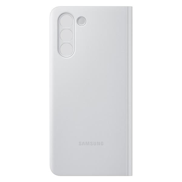 Samsung Smart Clear View Standing Cover futerał antybakteryjne etui z inteligentną klapką Samsung Galaxy S21 5G szary (EF-ZG991CJEGEE)-2186042