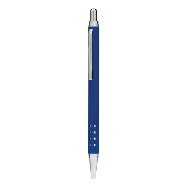 Aluminiowy długopis BUKAREST, niebieski-3099856