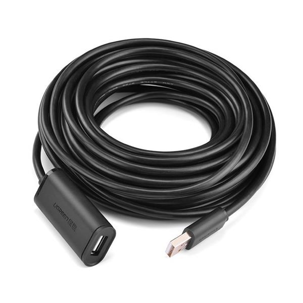 Ugreen kabel aktywny przedłużacz USB 2.0 480 Mbps 5 m czarny (US121 10319)-2169754