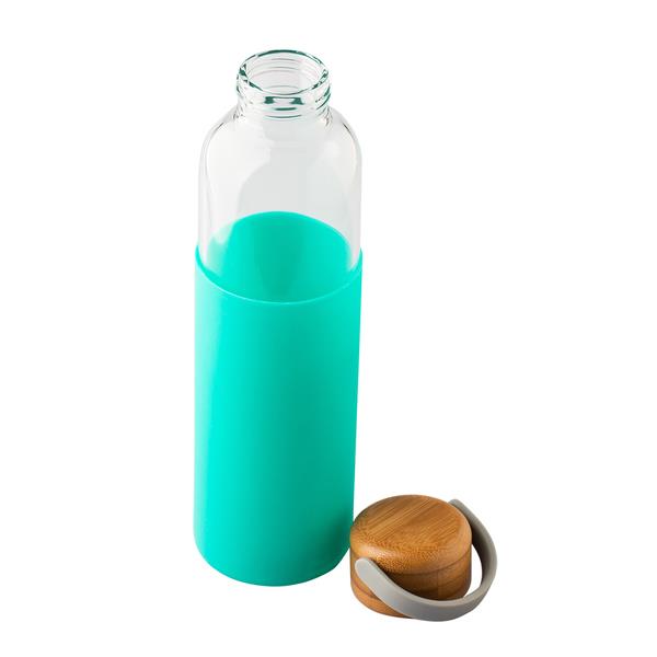 Szklana butelka Refresh 560 ml, zielony-1622947