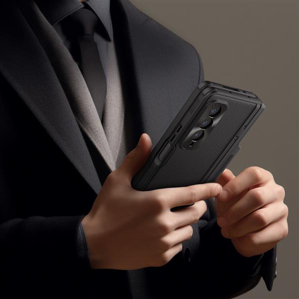 Pancerne etui Samsung Galaxy Z Fold 4 Nillkin Super Frosted Shield - czarne-3123439