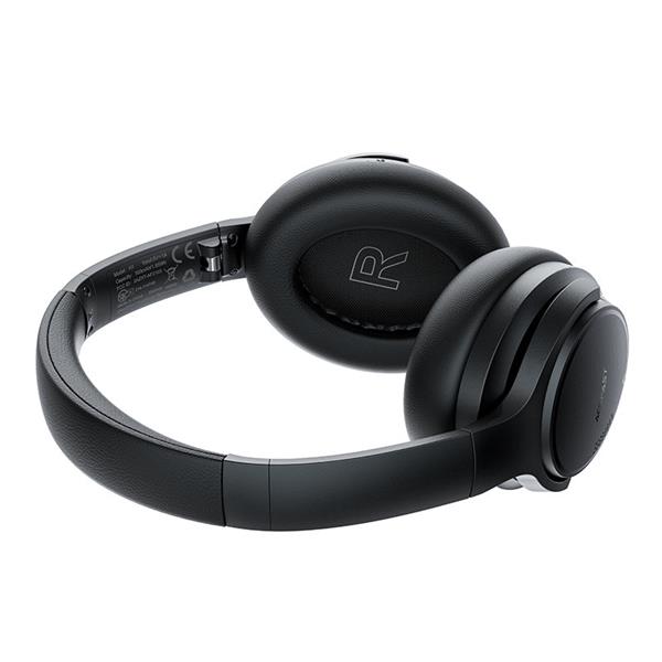 Acefast wokółuszne słuchawki bezprzewodowe Bluetooth 5.0 Hybrid ANC (aktywna redukcja szumów) wodoodporne IPX4 czarny (H1 black)-2270462