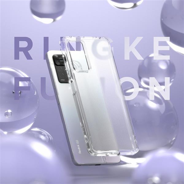 Ringke Fusion etui pokrowiec z żelową ramką Xiaomi Redmi Note 11S / Note 11 przezroczysty (F623E52)-2299622
