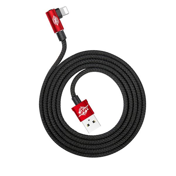 Baseus kabel MVP Elbow USB - Lightning 1,0 m 2A czerwony-2055346