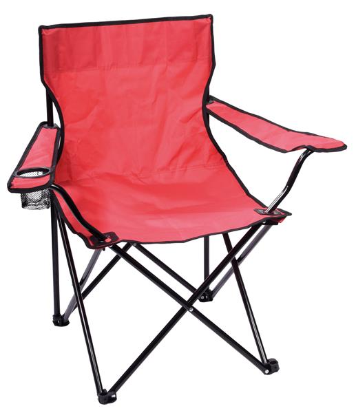 Krzesło kempingowe SUNNY DAY, czerwony-2942309