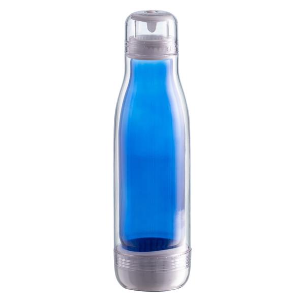 Butelka szklana z osłoną Smart 520 ml, niebieski-2015411