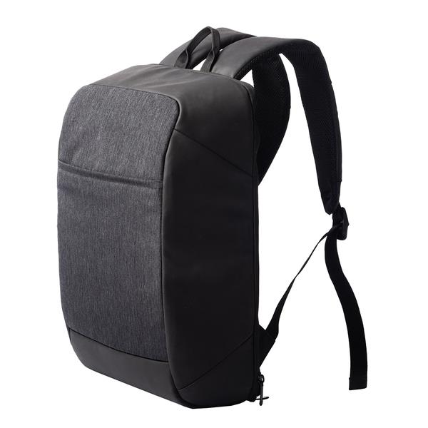 Plecak usztywniany na laptop Indio, grafitowy-2015524
