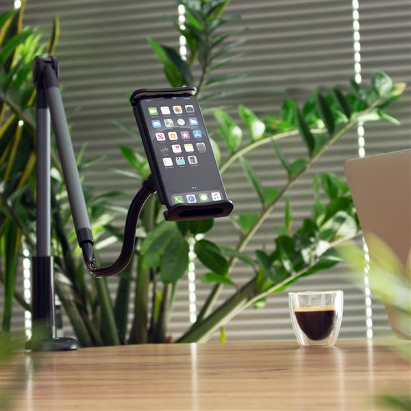 Wozinsky długi elastyczny uchwyt na telefon i tablet czarny (WTHBK5)-2390653