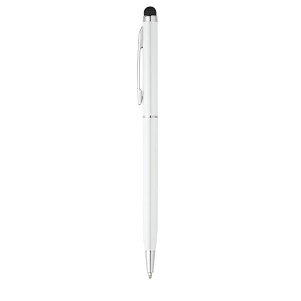 ZOE BK. Długopis z końcówką dotykową, aluminium-2584344