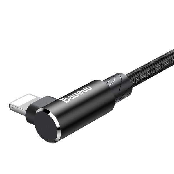 Baseus kabel MVP Elbow USB - Lightning 1,0 m 2A czarny-2105833