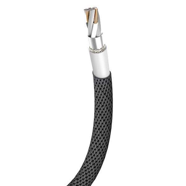 Baseus Yiven kabel przewód w materiałowym oplocie USB / Lightning 1,2M czarny (CALYW-01)-2142557