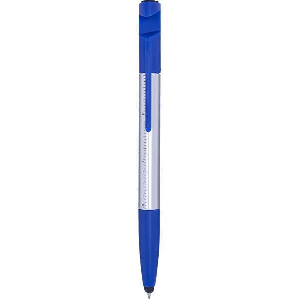 Długopis wielofunkcyjny 6 w 1, touch pen, stojak na telefon, czyścik, linijka, śrubokręt-1148623
