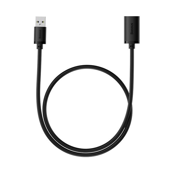 Przedłużacz kabel USB 2.0 0.5m Baseus AirJoy Series - czarny-3118554