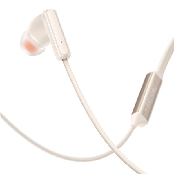 Baseus Bowie U2 słuchawki sportowe Bluetooth (Neckband) kremowo-białe-2622128