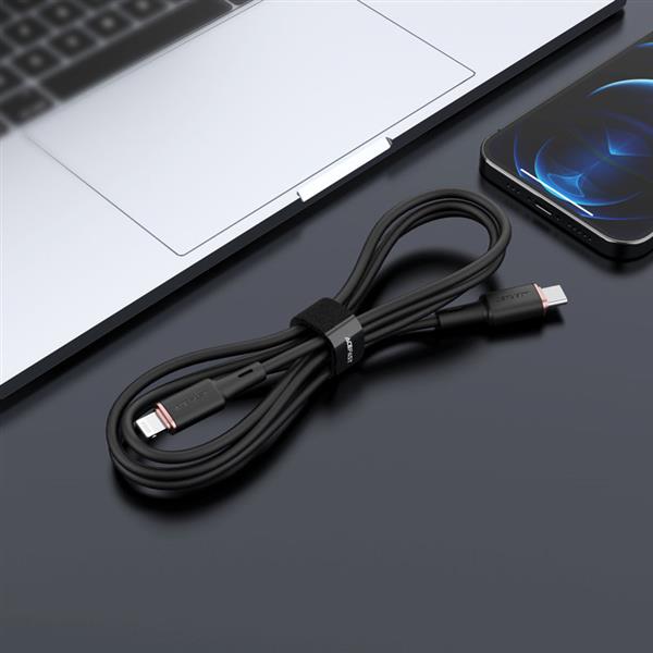 Acefast kabel MFI USB Typ C - Lightning 1,2m, 30W, 3A czarny (C2-01 black)-2269954