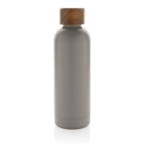 Butelka termiczna 500 ml Wood, stal nierdzewna z recyklingu-3087238