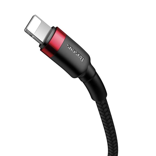 Baseus kabel Cafule PD USB-C - Lightning 1,0 m czerwono-czarny 18W-2081283