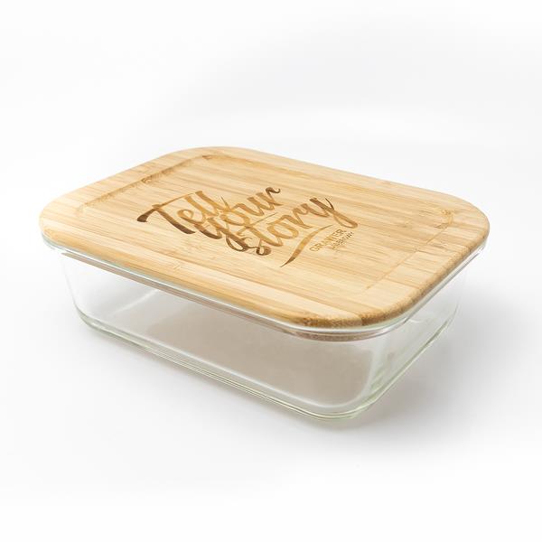 Lunch box Glasial 1000 ml, brązowy-2015410
