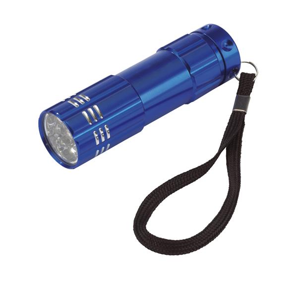 Latarka LED POWERFUL, niebieski-2305754