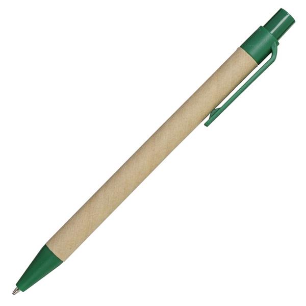 Długopis Eco, zielony/brązowy-545711