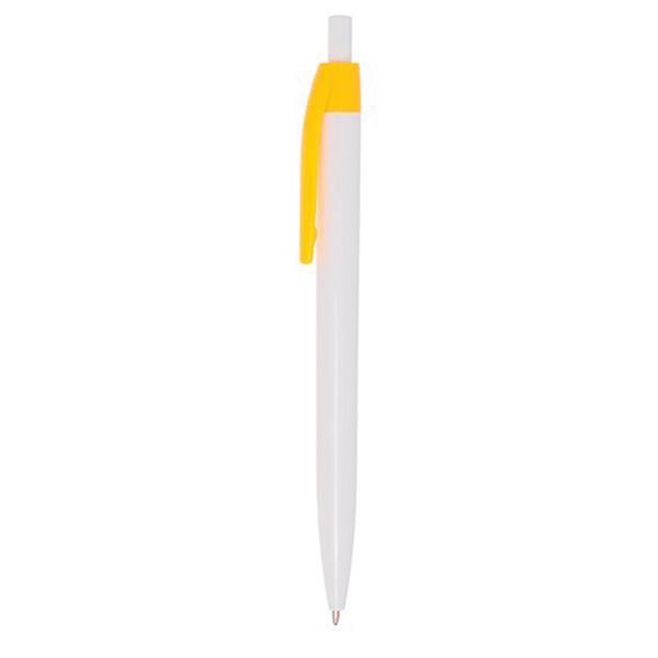 Długopis plastikowy z kolorowym klipsem-1915646